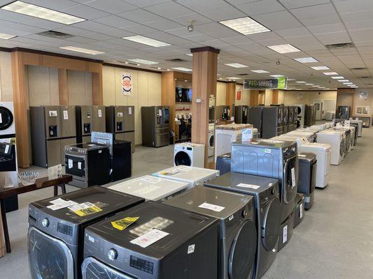 Washers, dryers, fridges, stoves