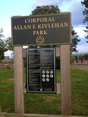Corporal Allan F. Kivlehan Park