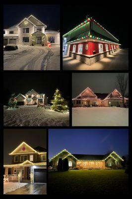 Gorgeous Christmas light installs