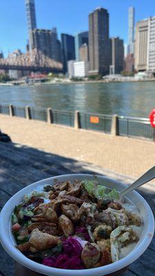 Chicken kabob bowl. So good!