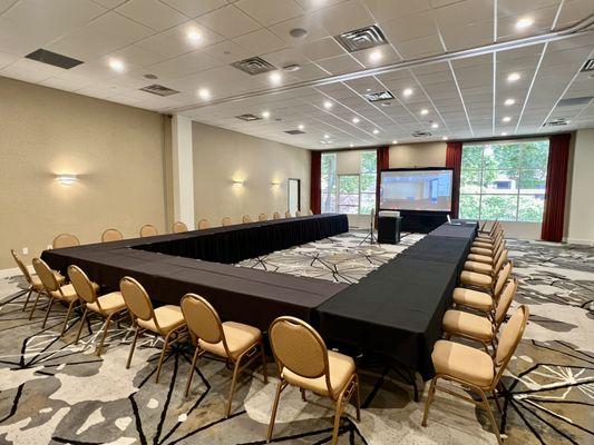 U-shape setup in Meeting Room 1-2