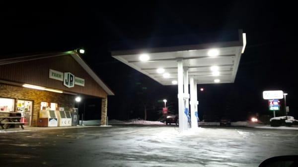 It's a gas station. What can I say that's funny, jerk. Jp. Just playing.