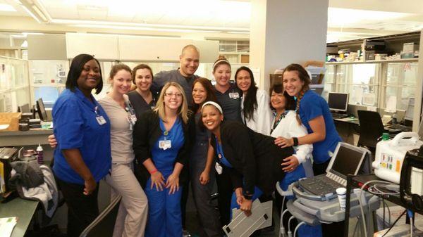 Orlando Health ER crew! Getting it done!