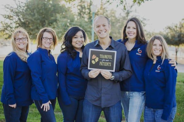 We are thankful for the wonderful patients we see every day.