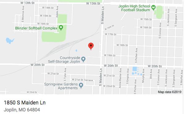 Our pop up tent location is on the parking lot of the old Price Cutter Grocery Store.