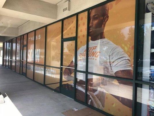 Orange Theory Window Graphics