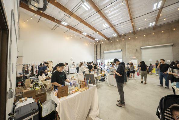 We had a spacious area for the local marketplace, with 20 vendors selling unique items!