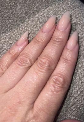 Sculptured gel set.