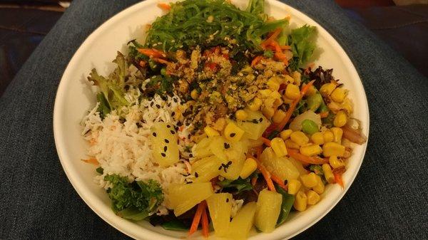 My small poke bowl. Yummy!