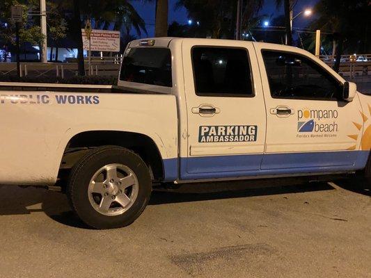 Define irony..an ambassador is supposed be helpful. This is what they call their meter maids ;)