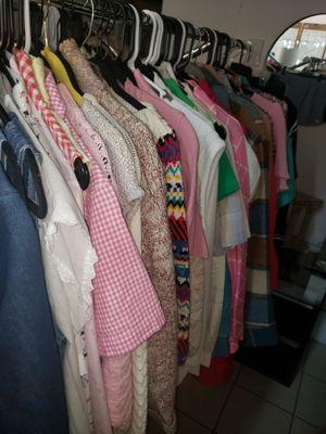 Collection of vintage clothing.
