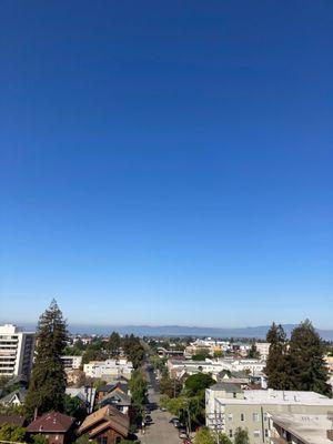 The view from the rooftop is a good way to start the day