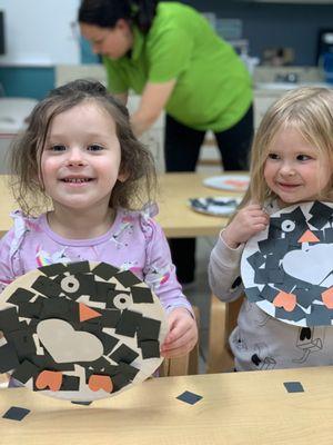 DIY own penguin in preschool class.