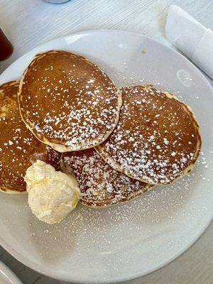 Pancakes but only a side.