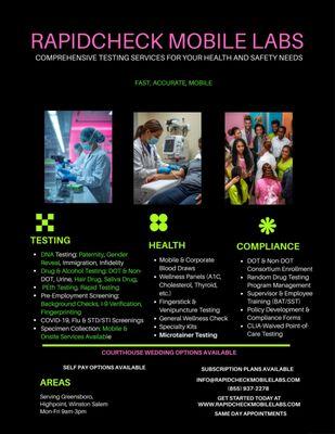 RapidCheck Mobile Labs