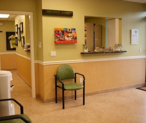 Front Receptionist Area