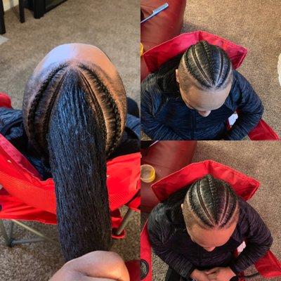 Men cornrows style