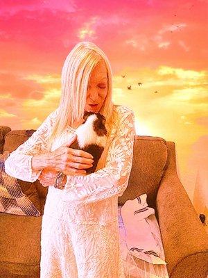 Cookie Dough just peed on my new dress!