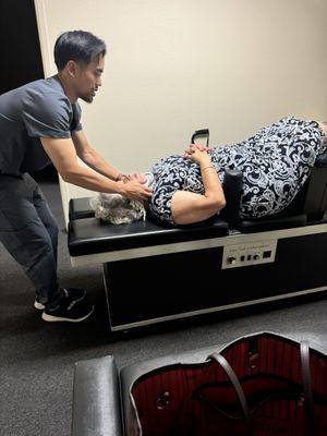 Hip adjustment