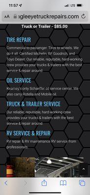 just a few of services available