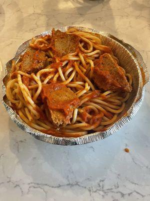 Kids Spaghetti and Meatballs