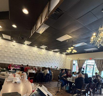 Our Dining for Christmas Eve.