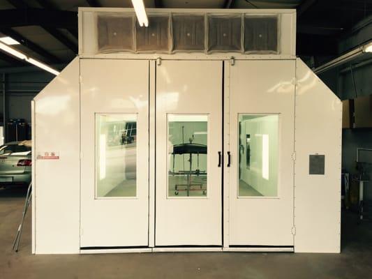 All new equipment, including state of the art paint booth.