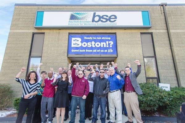 Bay State Envelope supporting Boston and all the Boston Marathon runners.