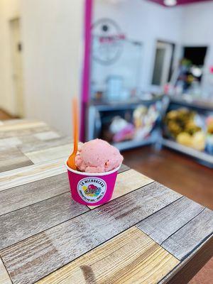 Strawberry ice cream