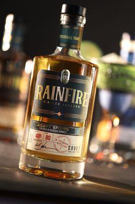 Rainfire Agave Label. American Package Design Award 2025. Featured in GDUSA Magazine.