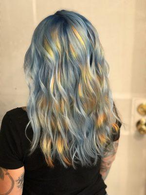 Beautiful vivid hair