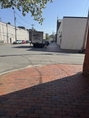 Parking in handicapped spots to do a pick up