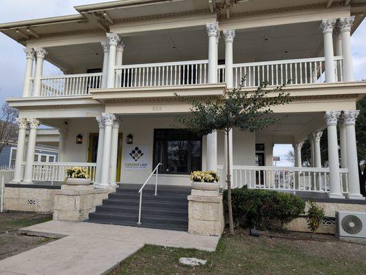 The whole building is a historic building and Carabin Law restored it to its old glory.