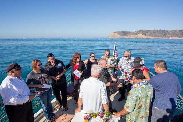 Burial at Sea powerboat