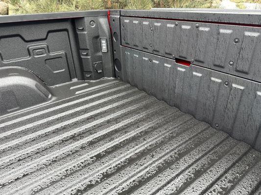 Photo was taken the day after installation just as it started raining.