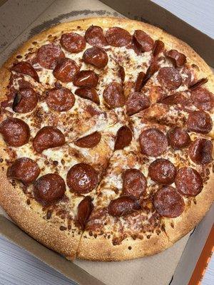 Hot & ready- pepperoni ($7)