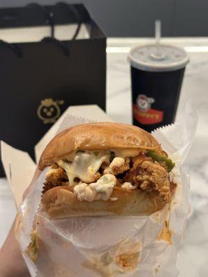 Sweet Thai Chili Chicken Burger