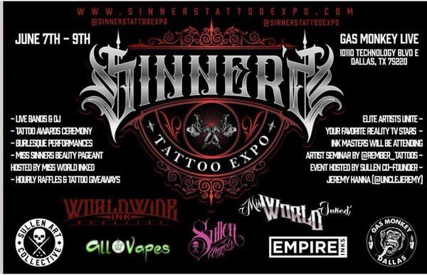 Sinner's tattoo expo