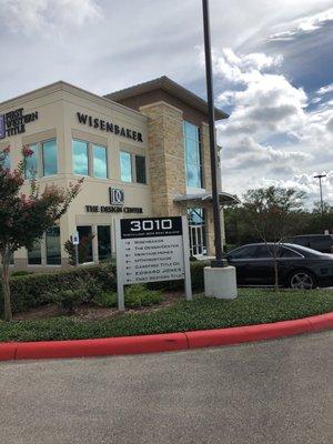 Front of the building