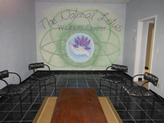The waiting area for the natural lotus