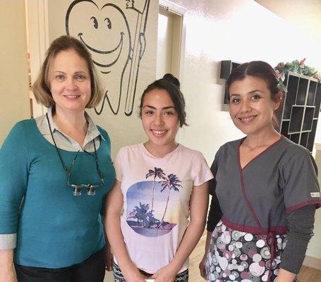 Orthodontic treatment completed. Patient, Dr. Gredinberg and staff happy with the results :D