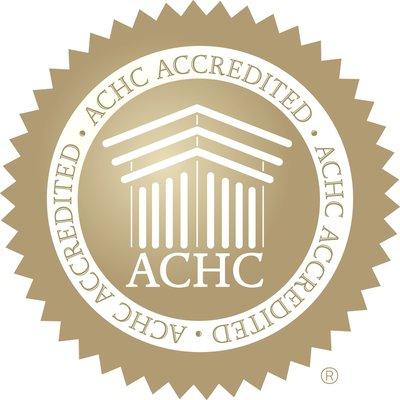 We are ACHC Accredited