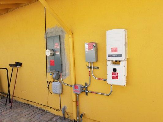 Up Grade Elect. Panel & Storage inverter