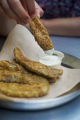 Fried Pickles - IG: @nelson_eats