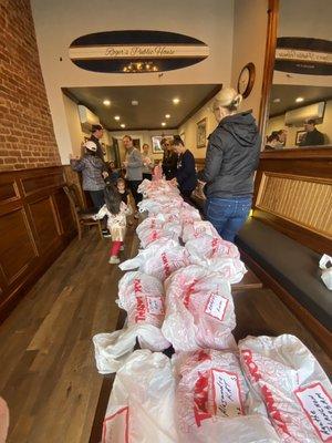 Check in for annual v-day 5k