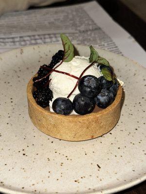 Chocolate mousse tart