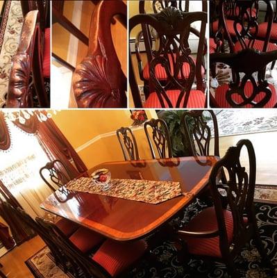 Dining set refinishing