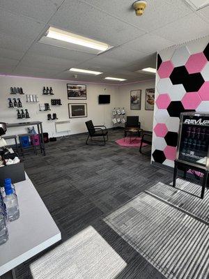 Feel free to wait while we service your vehicle! Free water, coffee, and WIFI available.