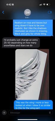 The wing that I asked for.