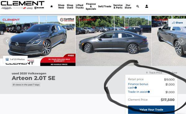 The real undercover price.